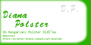 diana polster business card